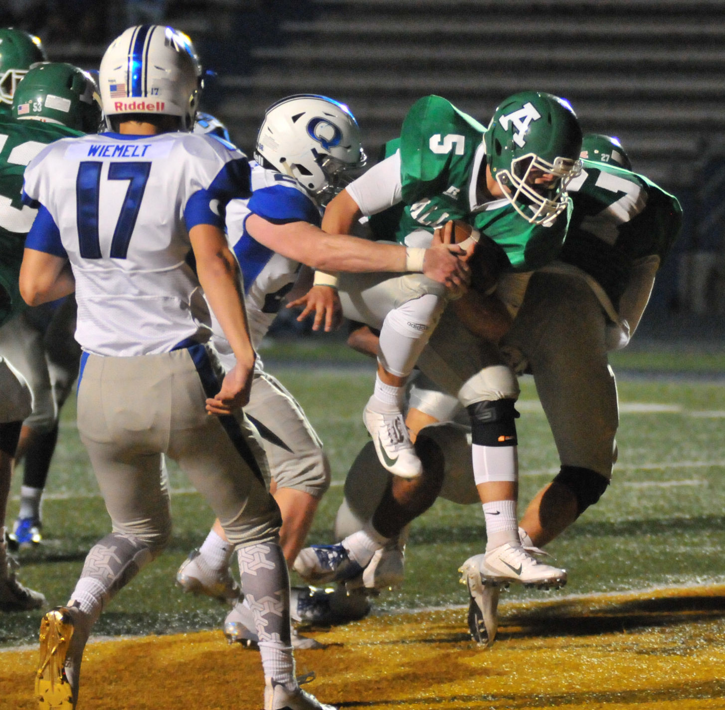 Alleman vs Quincy football